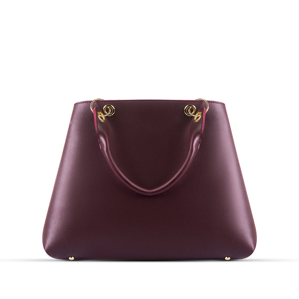 Modest Maroon Handbag