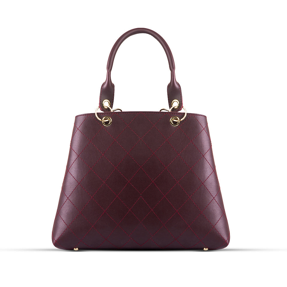 Modest Maroon Handbag