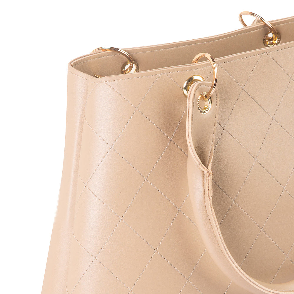 Modest Beige Handbag