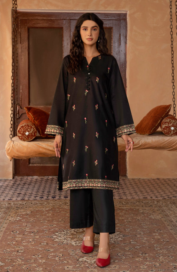 2 Pc Cotton Embroidered Pret - Dilnaaz