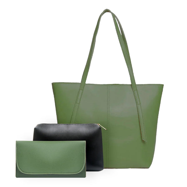 Hobo Tote Green 3 piece