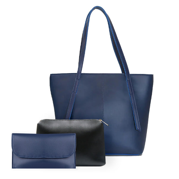 Hobo Tote Blue 3 Piece